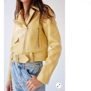 UO Faux Leather Moto Jacket